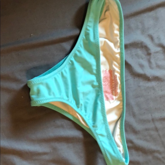 Victoria’s Secret teal cheeky bottoms - Picture 1 of 3
